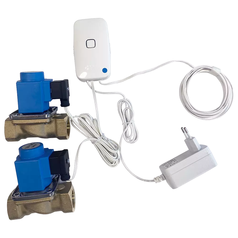 Leakage Switch Wired_2Valves_3_4_System for Hot_Cold Water