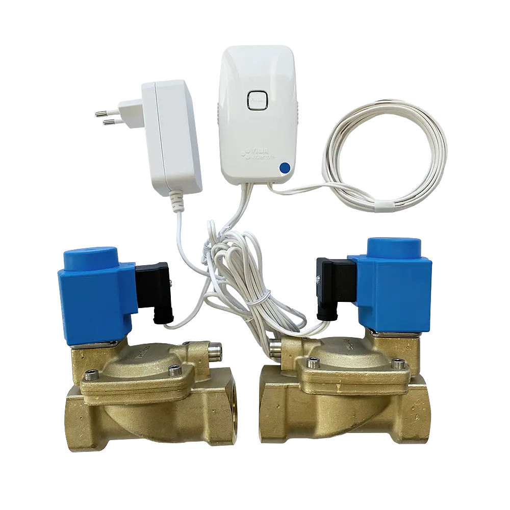 Leakage Switch Wired_2Valves_1_System for Hot_Cold Water