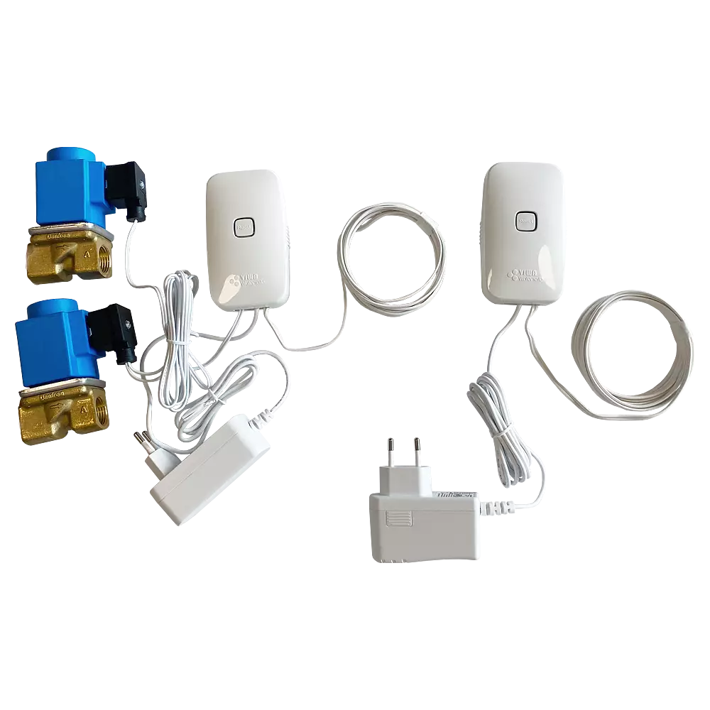 Leakage Switch Wireless_2Valves_1_2_System for Hot_Cold Water