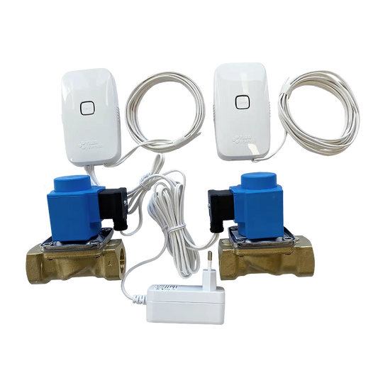 Leakage Switch Wireless_2Valves_3_4_with Battery-Powered Sensor